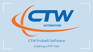 CTW Probe© - Creating a PVP (Peak Velocity Plot) Test