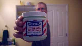 Stephan's Stay Smooth Shave Cream, or how to us a soapless shave cream.