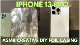 Odd- ALUMINUM FOIL DIY CREATIVE IPHONE CASE DESIGN #oddlysounds