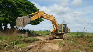 미니 굴삭기 굴착 Mini excavator digging