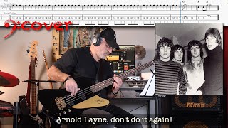 Pink Floyd - Arnold Layne - Bass Cover with Tabs in 4K