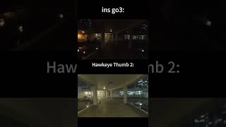 Hawkeye thumb cam 2 vs insta360go3 #drone #fpv