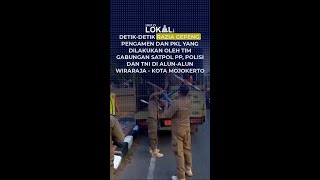 DETIK DETIK RAZIA GEPENG, PENGAMEN DAN PKL YANG DILAKUKAN OLEH TIM GABUNGAN SATPOL PP, POLISI DAN TN