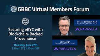 "Securing eKYC with Blockchain-Backed Provenance" with Paravela and Uqoud