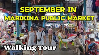 September in marikina public market Walking tour