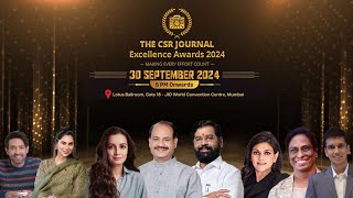 Introducing The CSR Journal Excellence Award 2024 | 30 September 2024 | Nita Ambani Cultural Centre