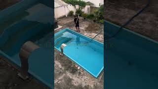 Piscina 6 meses sem limpar #foryou #fy #viral #pool #dicas #limpeza #satisfy #satisfying #piscinas