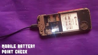 Mobiles Battery Charging Points Check Old Phone With LED