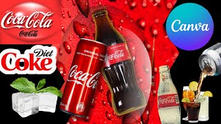 Coca-Cola Animation Design  on Canva",  Product Animation  with Canva, Canva tutorial,