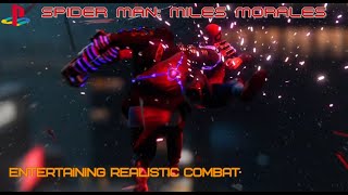 (PS5) Entertaintaing combat fight | SPIDER-MAN: Miles Morales| Top Rated IGN & PS||4k HD Realistic|