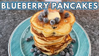 Homemade Blueberry Pancake Recipe | Easy Homemade Blueberry Pancakes