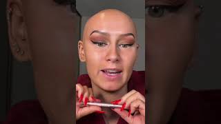 #makeup She going out out 💅 #grwm #alopecia #makeuptutorial #makeuptransforma