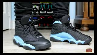 2022 AIR JORDAN 13 "UNIVERSITY BLUE" ON FOOT ONLY 4K! #shorts #sneakershorts #viral #jordan13