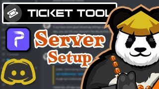 Discord Server Set Up with Probot (Reaction Roles) and Tickettoolz (Ticket System)