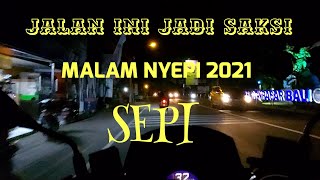 Suasana Malam Menjelang Nyepi Tahun 2021 di Kota Denpasar || Azqima Family Motovlog