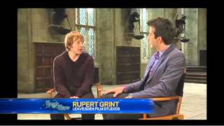 Emma Watson, Daniel Radcliffe and Rupert Grint talk about filming Deathly Hallows, Part 1