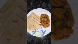 testy chilli chicken with roti #sorts #trending #chilichicken #roti #reels 🤤😋👍🤩😍