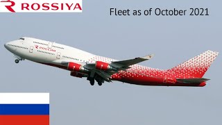 Rossiya Airlines Fleet as of October 2021