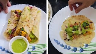 Delicious paneer Roll full Recipe||•आज बच्चों के टिफिन के लिए बनाया एकदम अलग तरीके से पनीर रोल ||