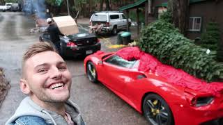 Christmas Tree on Ferrari Part 2!!! (VIDEO #34)