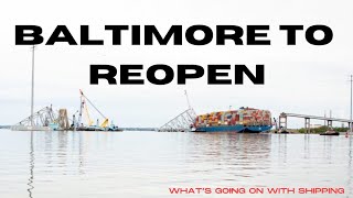 Baltimore To Reopen to Large Commercial Traffic...But With Restrictions.