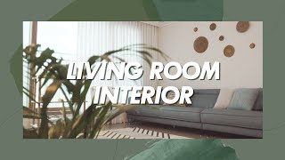 거실 인테리어(living room interior)라탄 분위기 데코, 간단한 소품으로 인테리어 변화 주기