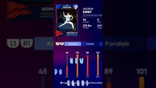 MLB The Show 22 DD Postseason George Kirby Card #shorts