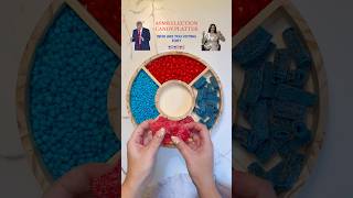 🇺🇸🍬ASMR Candy Election Platter🍬🇺🇸#short #shorts #ytshorts #candy #candyplatter #asmr #election