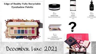 Boxycharm December  Spoiler Luxe 2021 | Choice #1 & 2