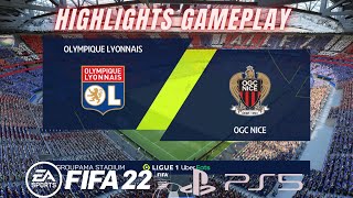 FIFA 22 Highlight - Olympique Lyonnais VS OGC Nice