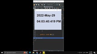 Date and Time in Java  #shorts