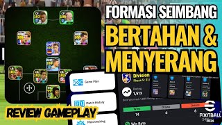 Wajib Dicoba!!! Formasi Seimbang Bertahan & Menyerang | Instruksi Individu | Review Gameplay