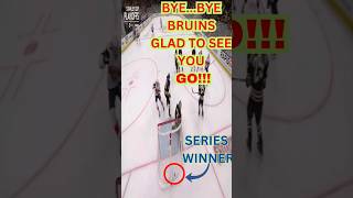 BOSTON BRUINS LOSE, GOOD BYE, GOOD RIDDANCE GLAD TO SEE YOU GO 🤣 | 👉IH8 THE  BRUINS 👈 #NHLPLAYOFFS