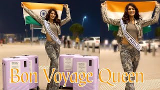 MISS UNIVERSE INDIA 🇮🇳 DEPARTURE || SHWETA SHARDA