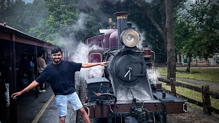 Puffing billy steam train in melbourne🇦🇺