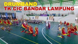 KESERUAN TK CIC LOMBA DRUMBAND DI SPORT CENTER UIN RADEN INTAN LAMPUNG