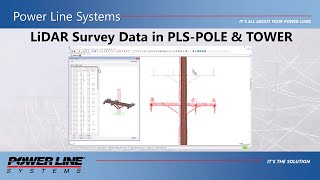 LiDAR Survey Data in PLS-POLE & TOWER Models