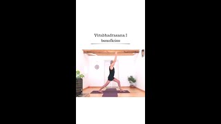 Virabhadrasana I beneficios