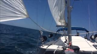 The Sailing Rode #13 -Sailing north from Ponce Inlet past Daytona Beach