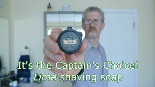 Captain's Choice Shaving SOAP: Lime----REVIEW