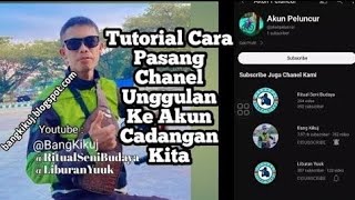 Pasang Akun Utama di Profil Akun Cadangan