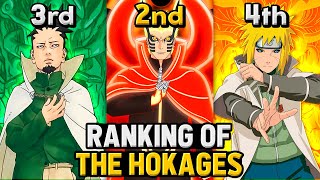 RANKING THE STRONGEST HOKAGES IN THE HISTORY OF NARUTO AND BORUTO