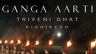 Ganga Aarti at Trivenighat, Rishikesh | गंगा-आरती ऋषिकेश | त्रिवेणीघाट | Ganga Aarti Live |