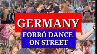 forro dance | germany Street dance | germany forrodecolonia | romantic dance on street | germany vdo