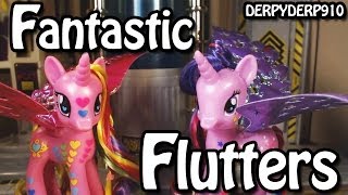 Power Ponies Episode 3:  My Little Pony Fantastic Flutters Twilight, Cadance Review/Parody/Spoof