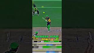 Shaheen Afridi Debut 🔥 #viral #shortvideo #shorts