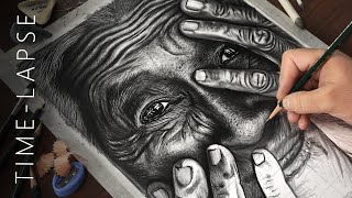 10 Hours of Drawing in just 77 Seconds | Satisfying Time-lapse