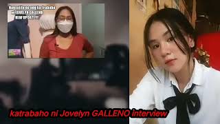 JOVELYN GALLENO UPDATE