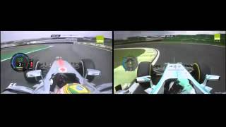 F1 2014 x F1 2012 Comparative Laps In BrazilHD