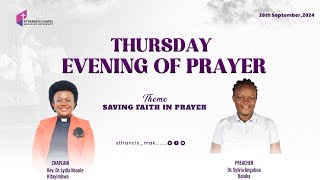 Evening of Prayer | SAVING FAITH IN PRAYER | Dr. Sylvia Angubua | 26.09.2024